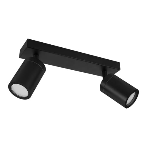 Kinkiet Łazienkowy Czarny IP44 Ruchomy TENOR GU10 2x20W Ideus 04071