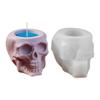 Totenkopf Kerzenständer Form Aromatherapie Behälterform Kerzenhalter Silikonform Teelichtformen Halloween Dekorationen