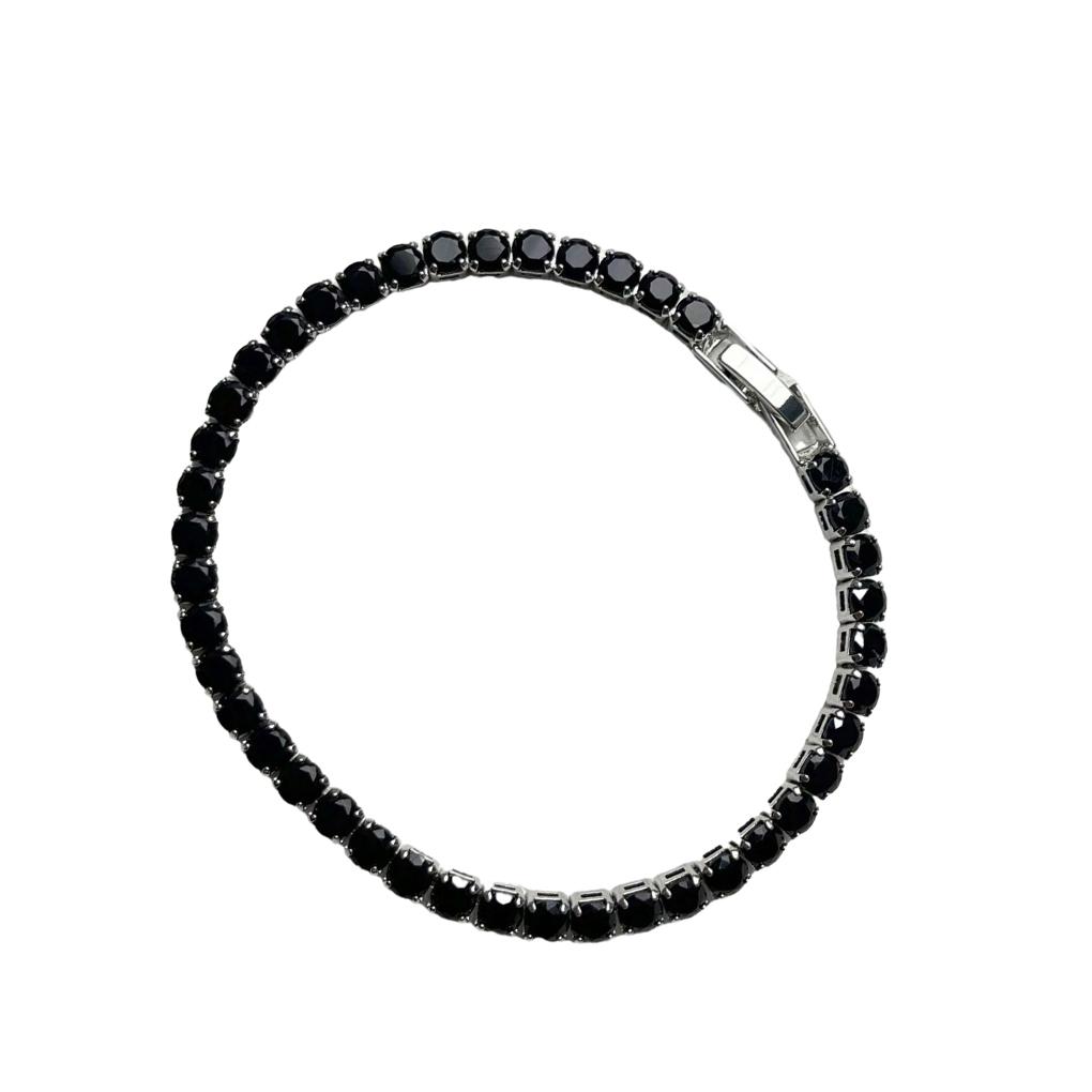 Excellent Iced-Out Chain Crystal Wedding Bracelet In Gold And Silver Cubic Zirconia Tennis Bracelet