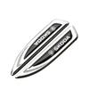HAWX3 2Pcs Car Styling Metal Side Fender Knife Badge Logo For Skoda Octavia Rapid Fabia A7 Superb KAMIQ Roomster Scala