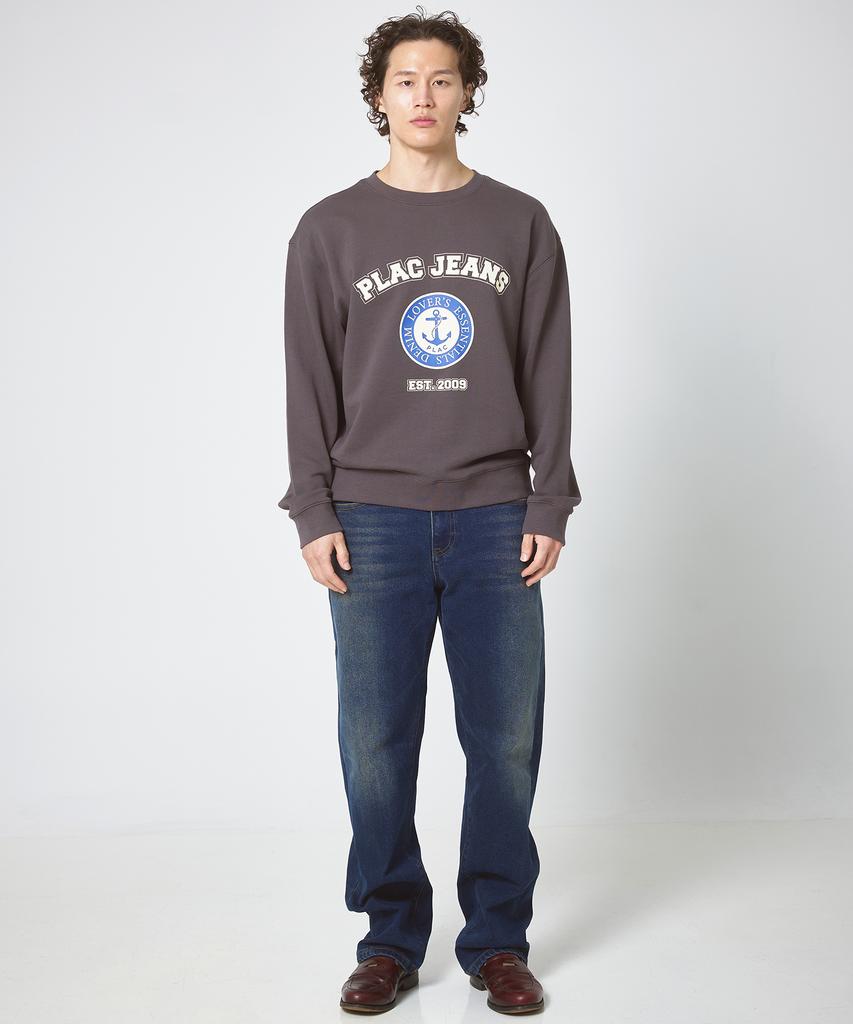 PLAC Straight Elastic Jeans M52 Dark Blue