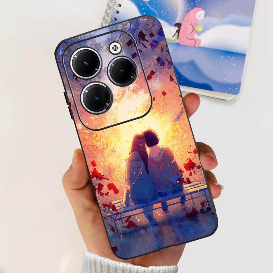 For Infinix Hot 40 Pro Case X6837 Cute Fashion Cover Soft Silicone Phone Case For Infinix Hot 40i Hot40 Pro Hot40i Fundas Bumper