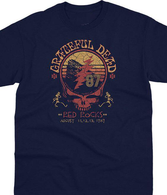 Grateful dead vintage design- Grateful dead rock band t-shirt for men