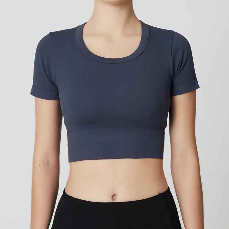 WEZHO Women's Yoga Short Sleeve Sports T-Shirt