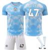 26-27 Manchester Training Football Jersey for Kids and Adults FODEN #47