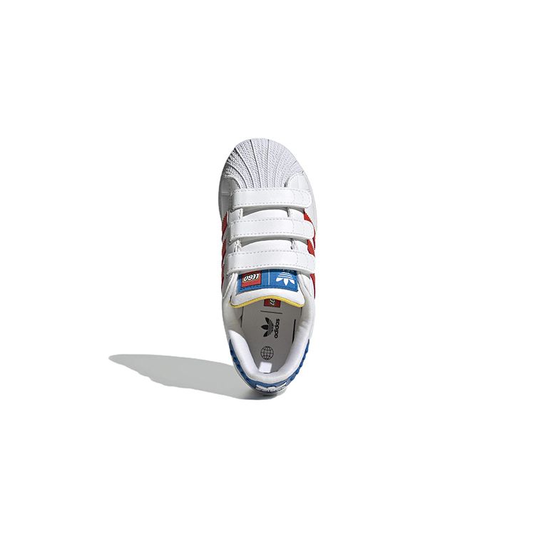 LEGO X Adidas Superstar J White Pantone Kids Sneakers Cloud-White GV8883