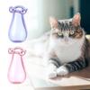 Pack of 4 Tiny Glass Vases Cat Whiskers Holder Miniature Flower Jars Small Decorative Pieces for DIY Plant Decoration