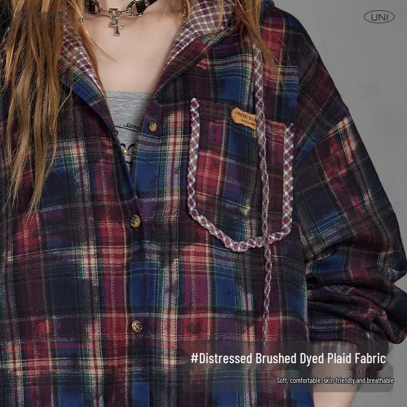 UNIFREE Wasteland Style Hooded Long Sleeve Shirt