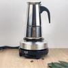 Portable Household Coffee Utensil Set Espresso Mocha Pot With Small Electric Stove Stainless Steel Coffee Pot