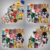 Vibrant 100 Pcs Skateboard Stickers With Waterproof Graffiti For Laptops And Luggage
