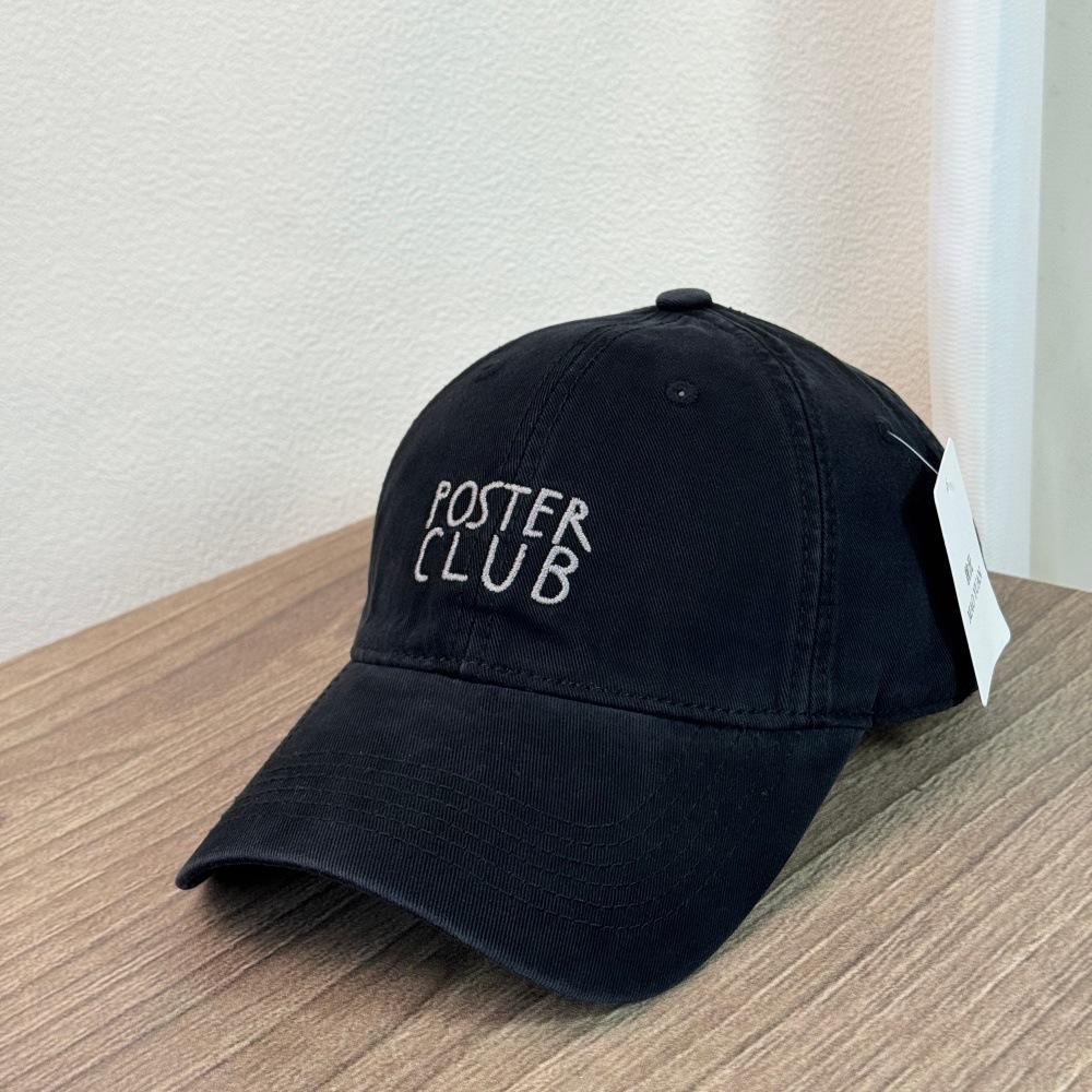 Fashion Hat Autumn and Winter Embroidery Baseball Cap Korean Version Casual Cap Versatile Men's Sunscreen Hat Soft Top Cotton Cloth Sun Hat Women