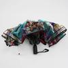 Stained Glass Print Stained Glass Umbrella Hand-Painted Design Long Handle Umbrella  Sun Protection