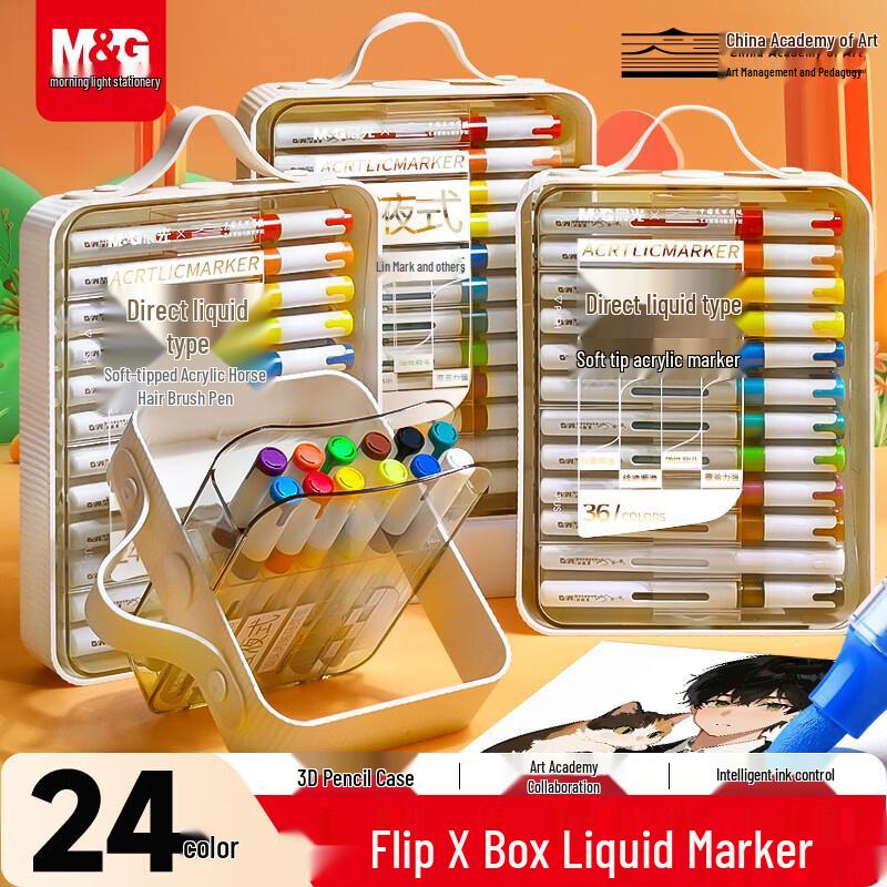 M&G Direct Liquid Acrylic Marker Pens
