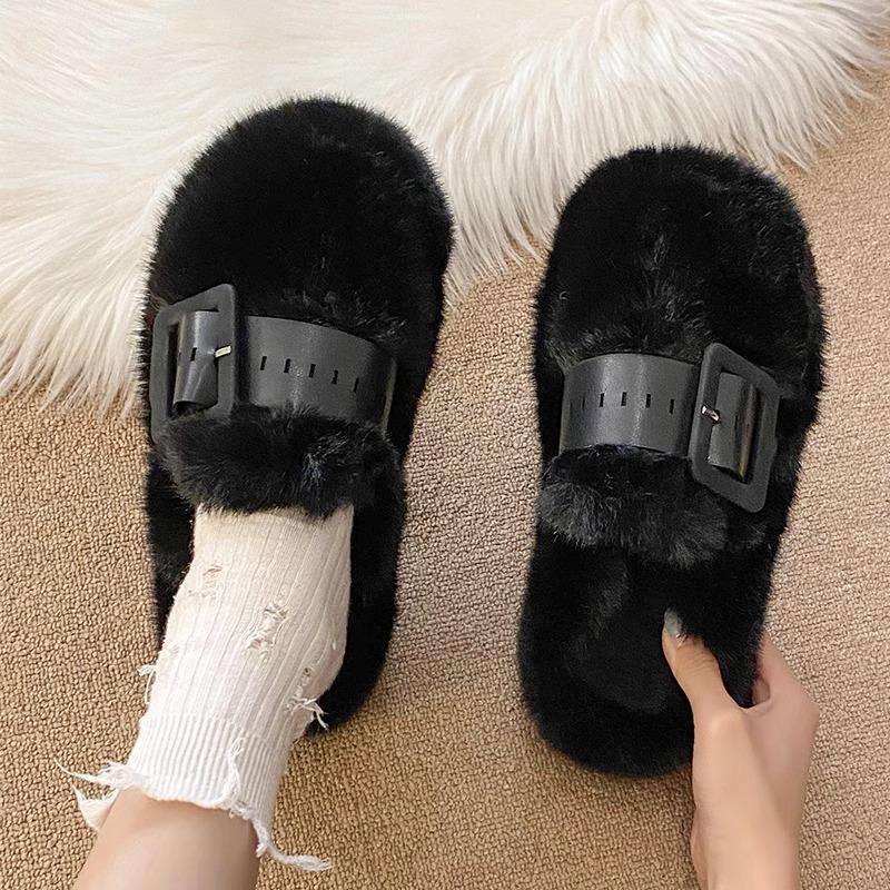 

Популярные интернет-знаменитости Мао Мао тапочки женские 2025 осень и зима новые мягкая подошва модные толстая подошва теплые домашние сумка на голову хлопковые мопы 38