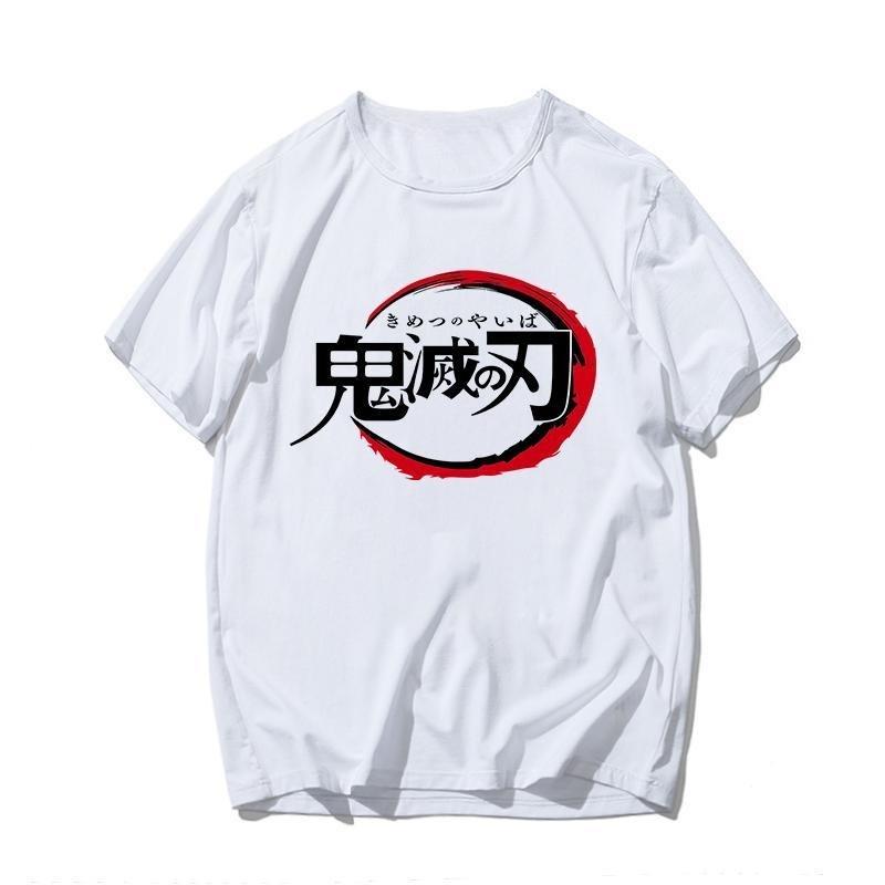 Demon Slayer Kamado Tanjirou Fun Spoof Anime Peripheral Short Sleeve T-Shirt That Casual Clothes Parent-child Outfit Summer