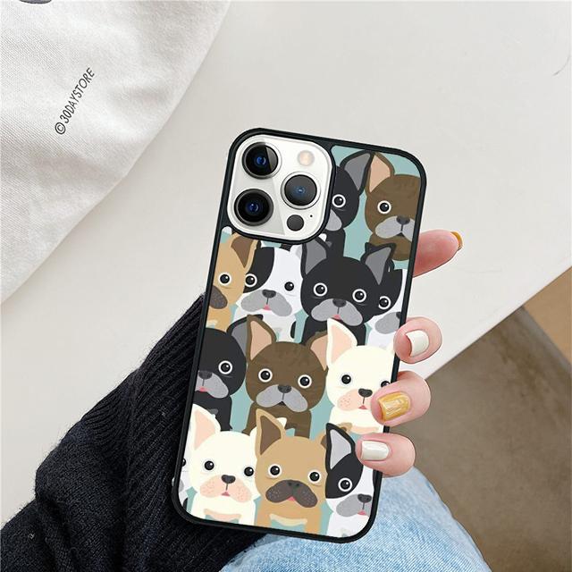 French Bulldog Phone Case For iPhone 17 Air 15 16 Cover 11 13 14 Pro Max 12 Plus Max Fundas