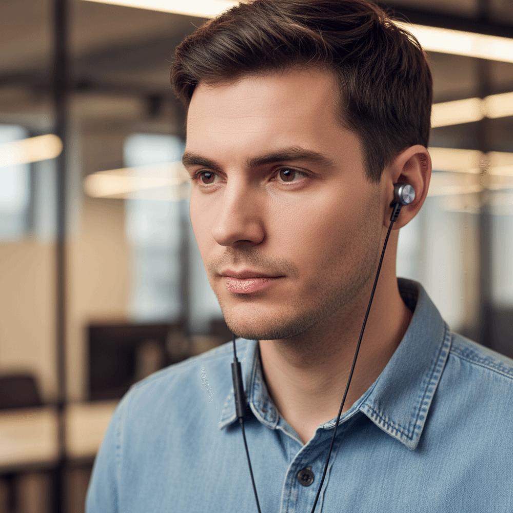 Stereo Sound In-Ear Earphones Noise Reduction Wired Earbuds Surround Sound Music Headset  Daily Use