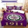 3pcs Custom Name Cartoon Omega Psi Phi Bedding Set Duvet Cover Closure Includes 1 Duvet Cover & 2 Pillowcases for All Seasons Bedroom Decor