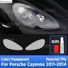 Car Headlight Protection Transparent Repair Anti-Scratch Protective Film TPU Stickers For Porsche Cayenne 2011- Accessories