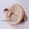 Lady Winter Hat Cartoon Lamb Head Shape Thick Fleece Ear Protection Dome Heat Retention Outdoor Photo Prop Daily Cap
