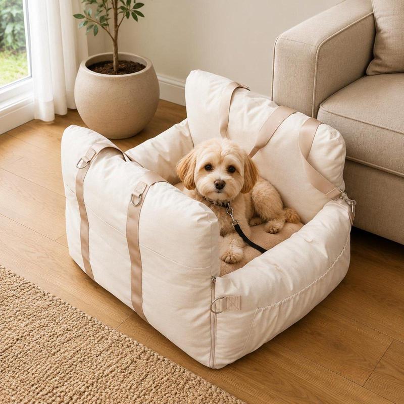 Dog Car Couch Cover for Backseat Waterproof Pet Bed with Raised Bolsters for Small Dogs Travel Accessories for Honda Civic