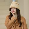 Korean Crochet Woolen Hat Womens Autumn And Winter Color Knitted Hat Fisherman