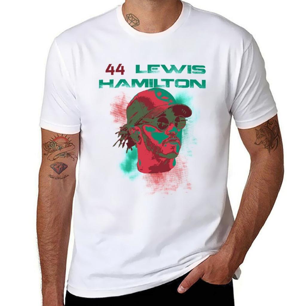 LH 44 T-Shirt Cotton Tshirt 100% Anime T Shirts Oversize T-Shirt