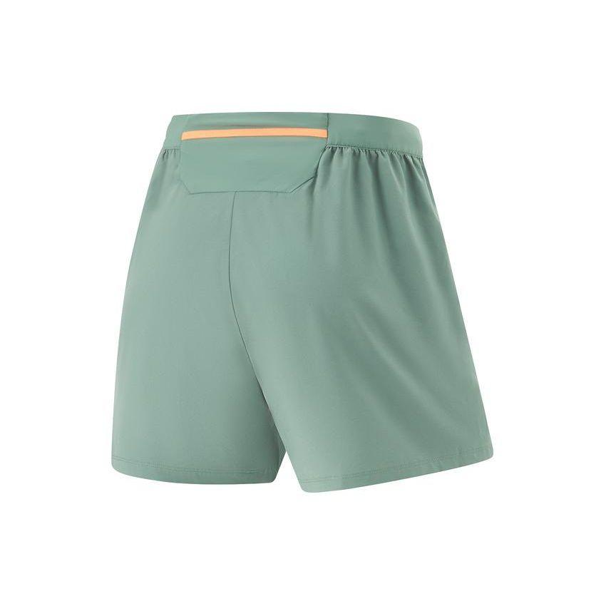 Li Ning Running Series Solid Color Quick Dry Cool Woven Sports Shorts Men Shorts Lake-Blue AKSU335-2