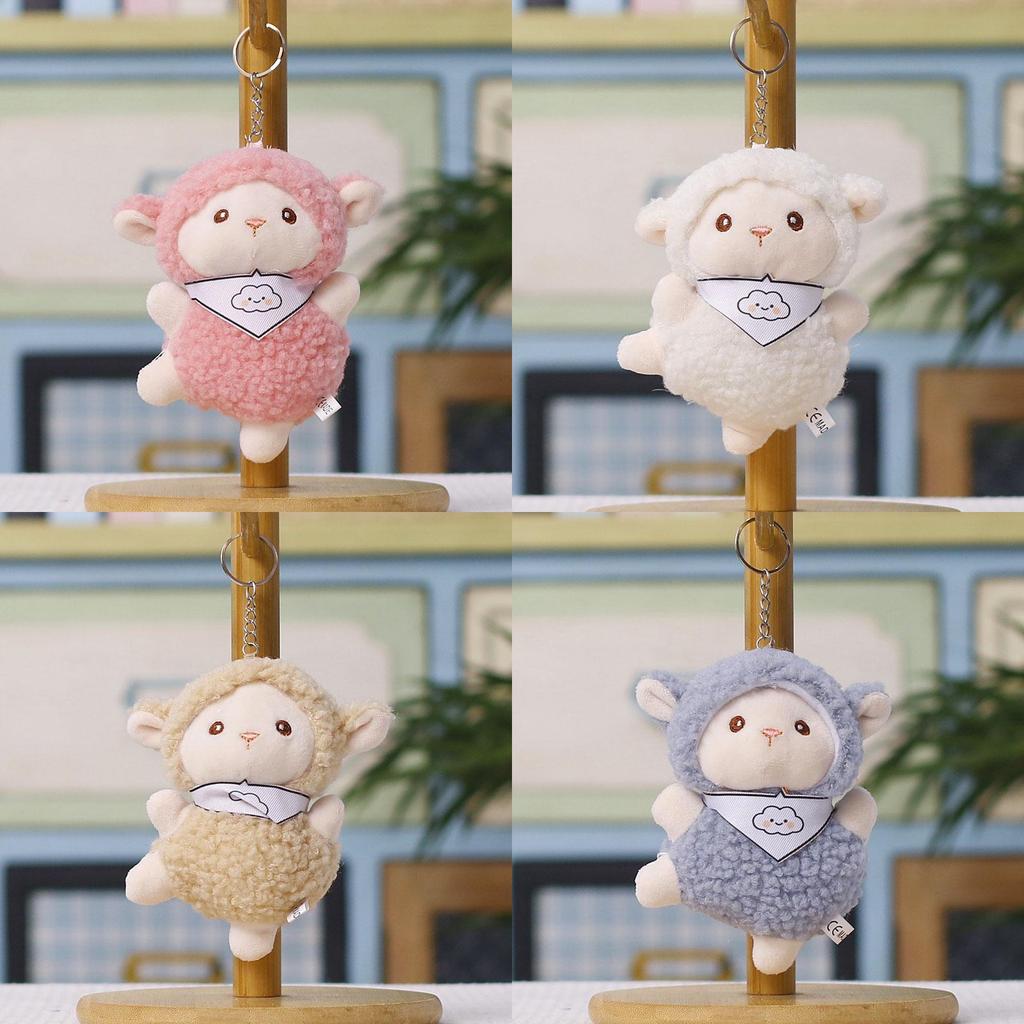 Adorable Wool Plush Doll With Short Hair For Bag Decoration And Collectors