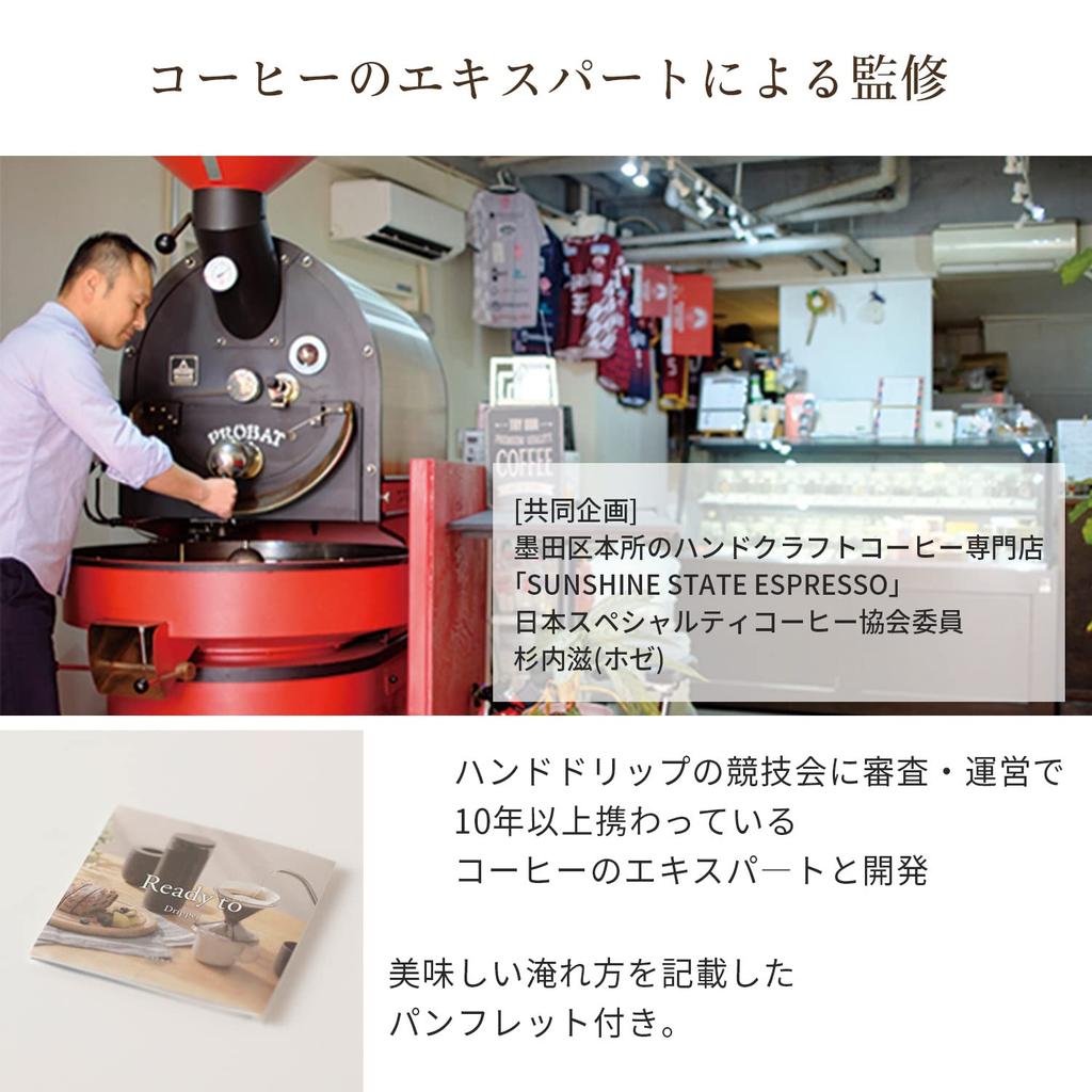 Marna Zestaw Dripper i Kubek Filiżanka do Kawy Gotowa do K767BK (1-2 filiżanki/130ml/Czarny) (z ulotką)