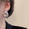 Six-Piece High-End Geometric Steel Stud Earrings Set