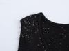 Spring 2025 Women's European-American Style Ruyi Collar Sleeveless Knit Vest
