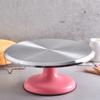 12 INCH Baking Tools Aluminum Alloy Birthday Cake Turntable Plastic Ceramic Turntable Glass Turntable Flower Mounting Table