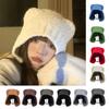 Fuzzy Women Hat Bear Casual for Elegant Graffiti Writers Turntablists Casual Winter Warm Hat for Teen Girls