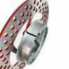 Anello di Serraggio per Conversione Foro 70mm Disco Freno a Tamburo Posteriore 110mm Disco Freno 220mm Scooter Elettrico E-bike Ciclomotore