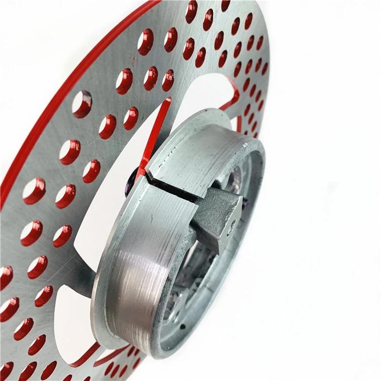 Anello di Serraggio per Conversione Foro 70mm Disco Freno a Tamburo Posteriore 110mm Disco Freno 220mm Scooter Elettrico E-bike Ciclomotore