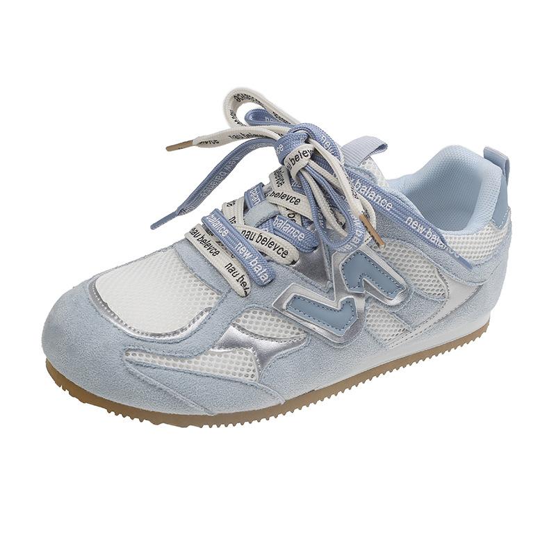 

Ballet style mesh breathable German training shoes women s 2025 new retro color matching shows feet small casual sports Forrest Gump shoes 40