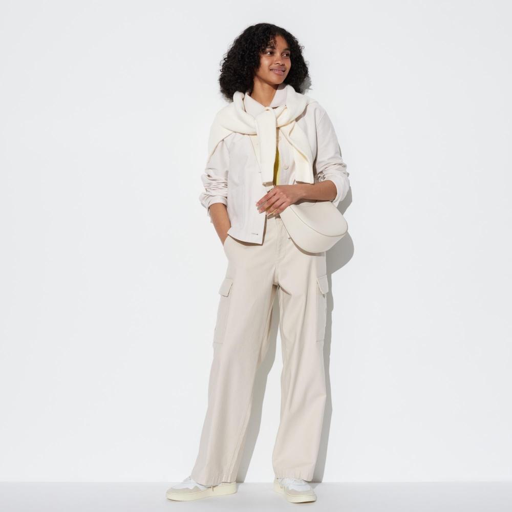 

UNIQLO широкие прямые брюки карго