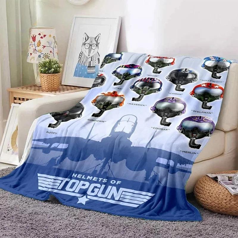 New Fashion Movie Top Gun: Maverick Soft Flannel Blanket For Bedroom Sofa Picnic,Throw Blanket Cover Outdoor Entertainment Gift