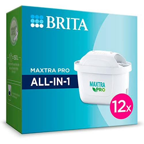 MAXTRA PRO Pure Performance Water Filter Cartridge - Original BRITA Refill Reducing Impurities, Chlorine,