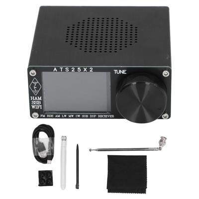 Radio Receiver 108MHz 153‑30000KHz 2.4 Inch Touchscreen Portable Handheld FM LW MW SW SSB DSP Receiver