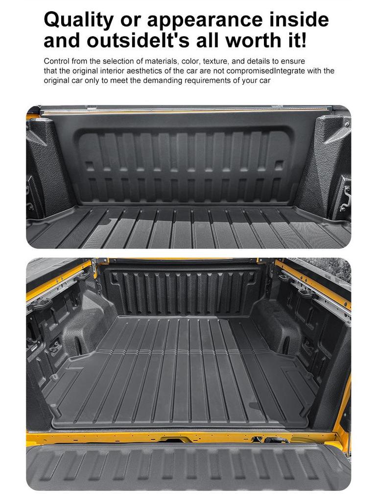 Nissan Frontier 2022-2024 TPE Rear Floor & Trunk Mats