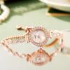 Relógios Femininos de Luxo Simples de Pulso Quartzo Pequenos Mostradores Relógio Pulseira Feminino Relógio Presente Relogio Feminino