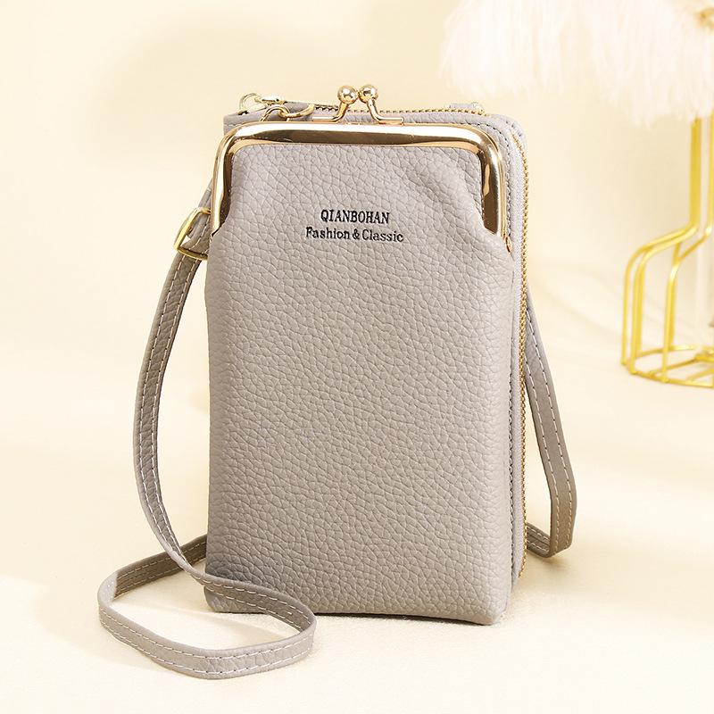 Trendy Women's Crossbody Mobile Phone Bag: Multifunctional Wallet & Coin Purse