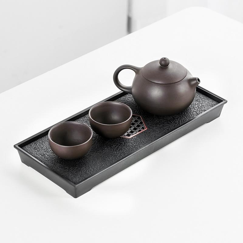 Kung Fu Tea Set Home One Pot Two Cups Tea Plate Small Ceramic Teapot Teacups Hotel Personal Small Sets Traveling
