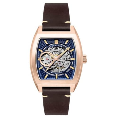 Earnshaw Automatic Tonneau Skeleton ES-8302-04 Wrist Watch