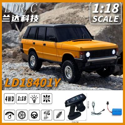 Landa Ld18401 1/18 Simülasyon Off-Road Uzaktan Kumandalı Araba Range Rover Model Rc Tırmanma Aracı Dört Çeker Çocuk Oyuncak Araba