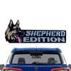 3D Honden Badge Grappige Stijlvolle Auto Emblemen & Badges Duitse Herder Pitbull Sticker Bulldog Decals Auto Exterieur Acryl Stickers