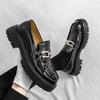Fashion Size 38-46 Loafers Men Thick-soled Durable and Casual Fashion Brand Leather Shoes Business Travel and Banquet Shoes Men