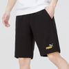 Puma Solid Color Loose Fit Straight Leg Sports Shorts Men shorts Black 675753-91